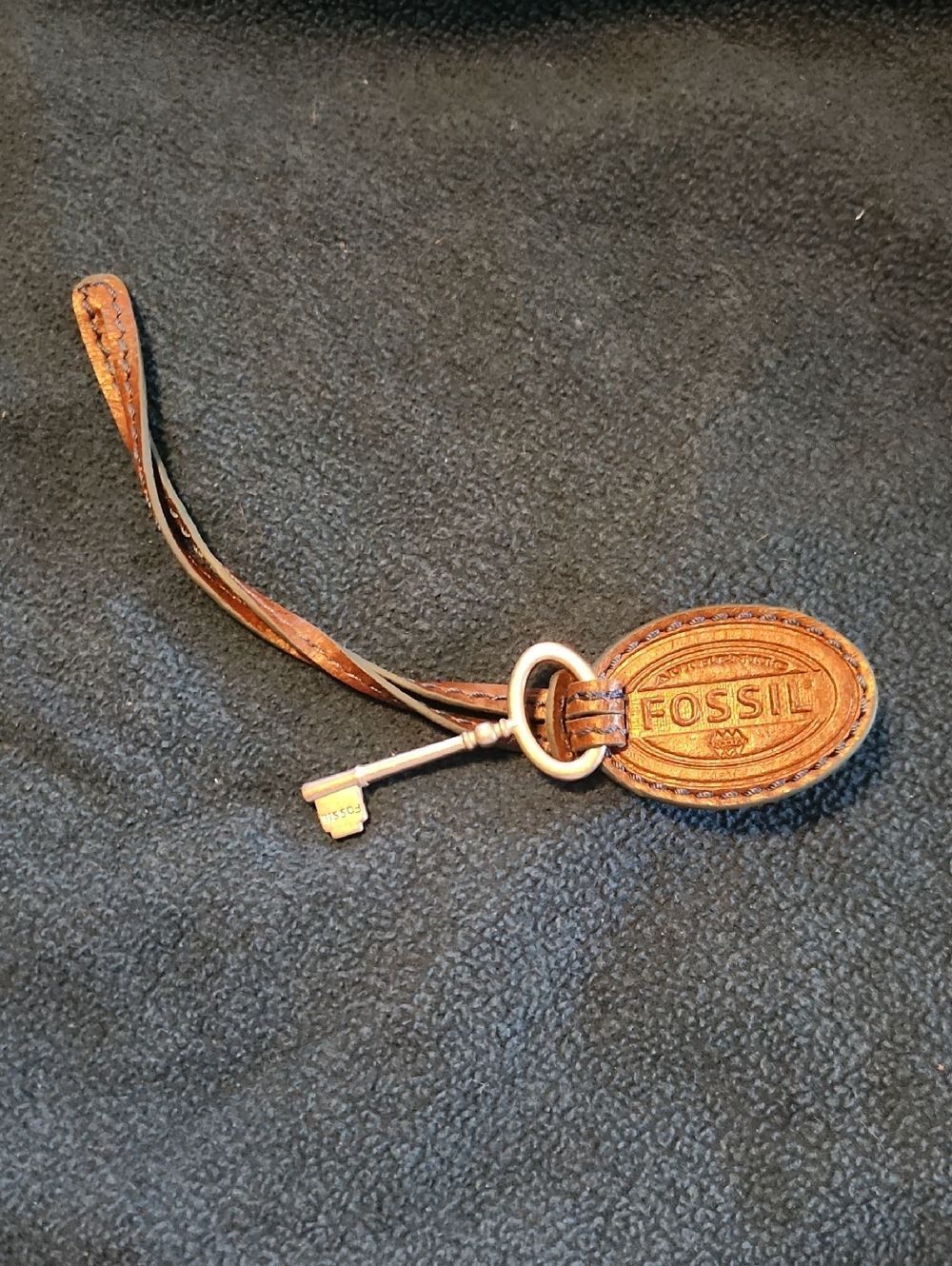 NWT Fossil Leather & Key Handbag Charm
